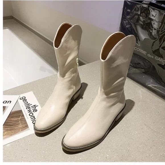 Doc Martens new side zip ankle boot chunky kitten heel boot - Picture 8 of 10